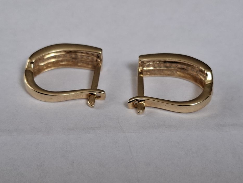 Kolczyki złote próba 585 (14k) 2,89 gr. nowe