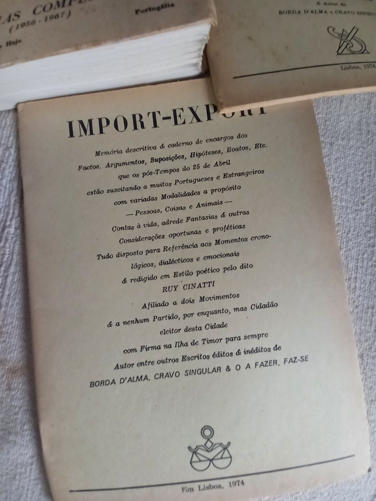 Lote de poesia portuguesa