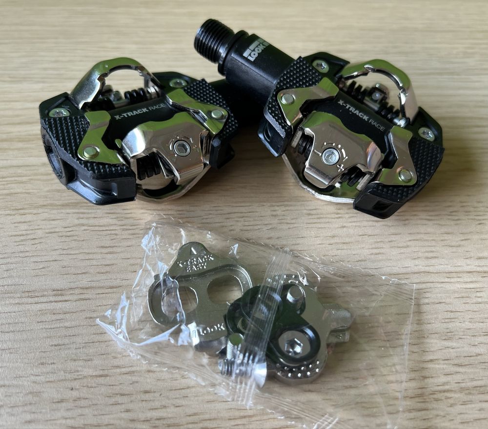 Pedały rowerowe zatrzaskowe Look X-Tract Race z blokami NOWE