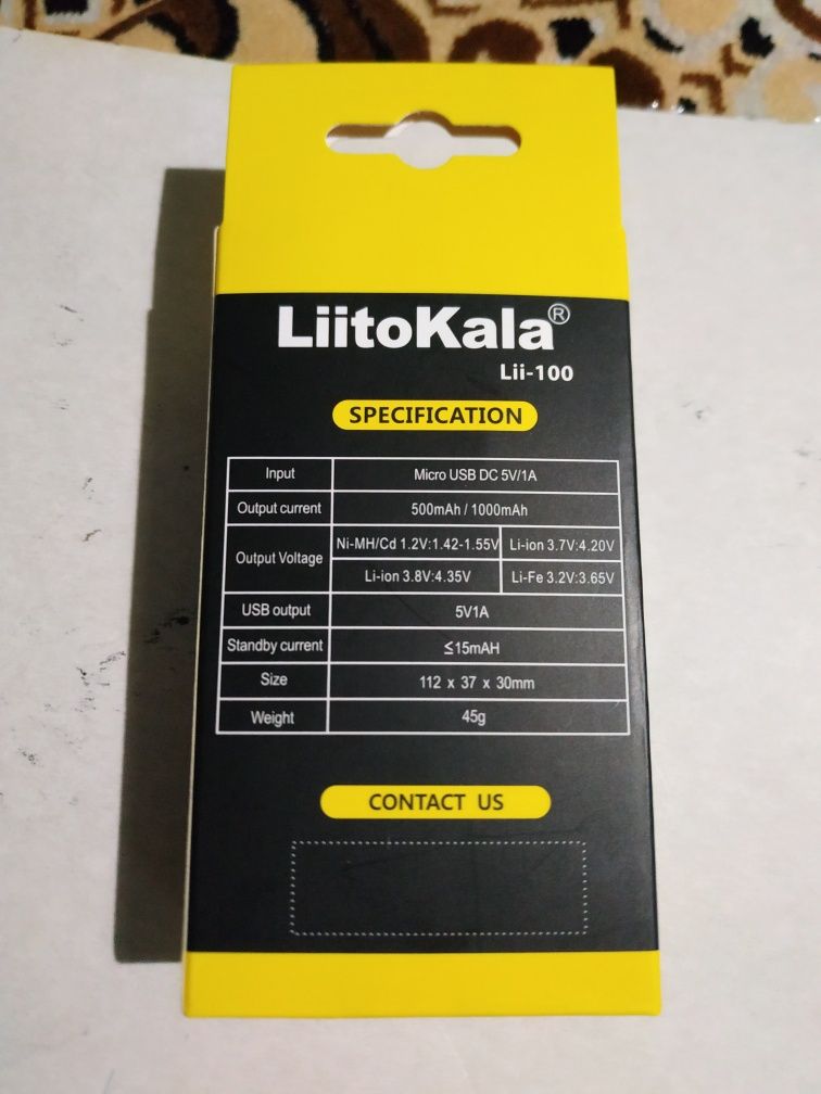 Зарядное устройство LiitoKala Lii-100 с функцией Power Bank.Новое.