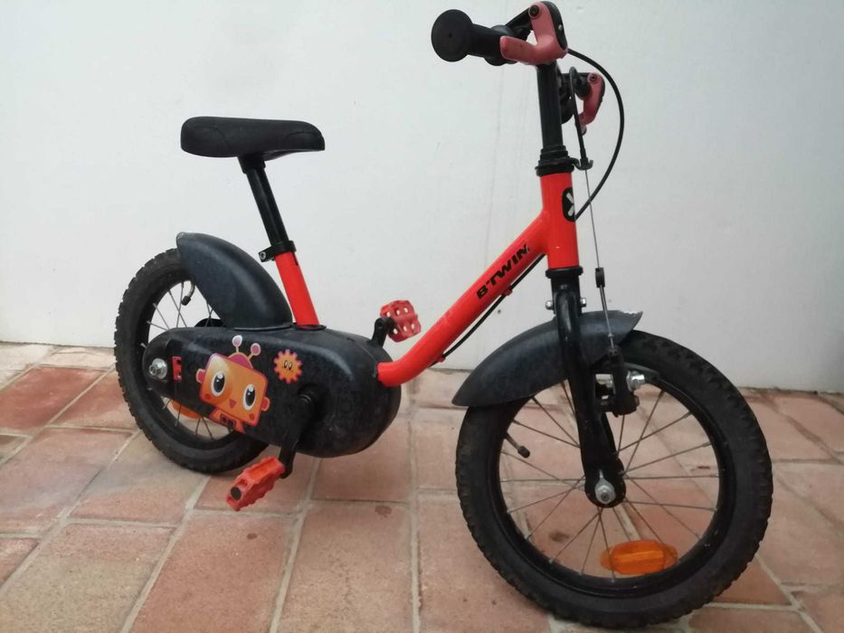 Bicicleta criança de 3 a 5 anos roda 14"