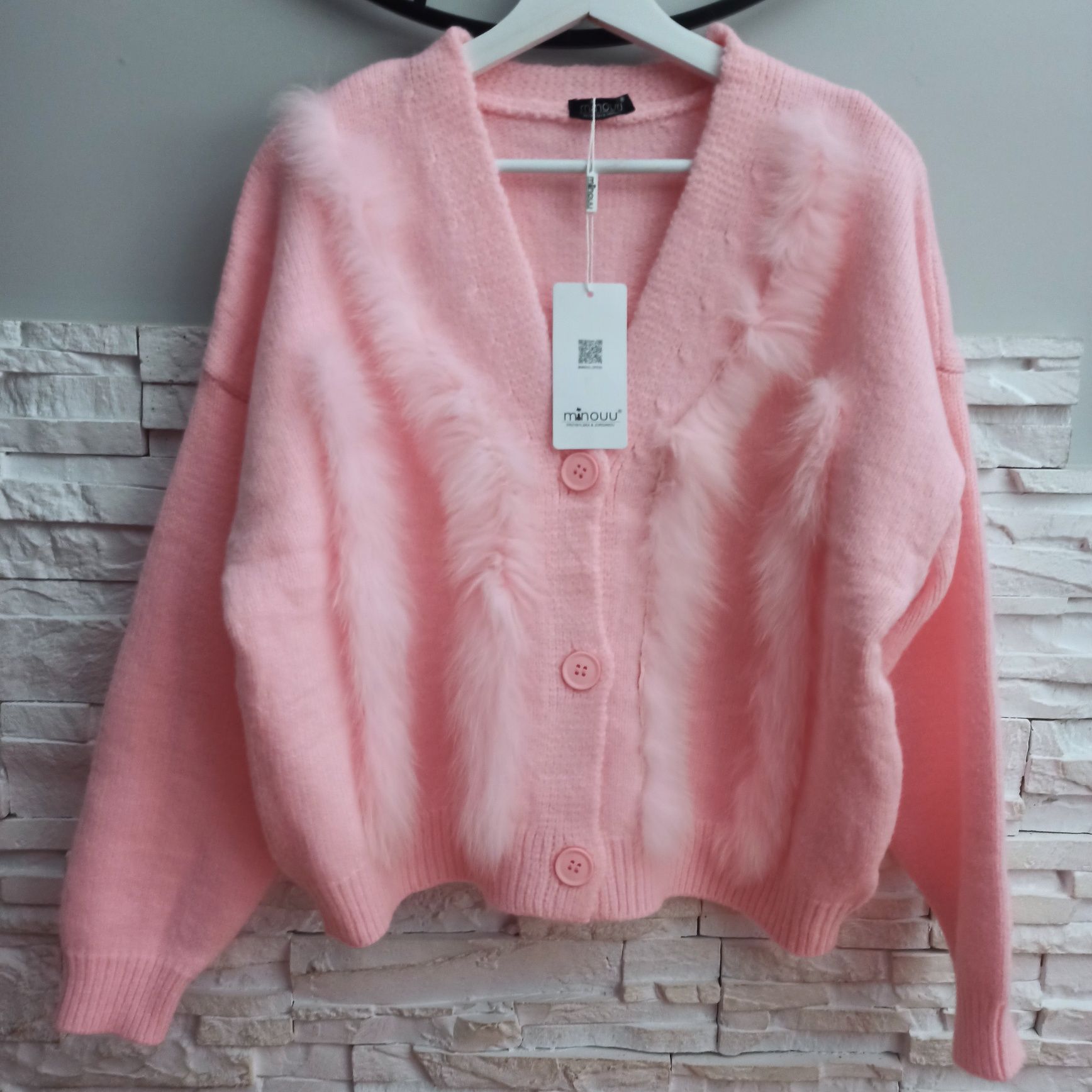 Sweter minouu futerko
