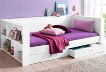 Białe łóżko sofa 90/200 szuflady i półki / stan dobry-