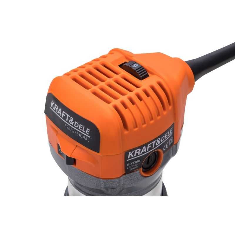 Frezarka górnowrzecionowa 2000W tuleja  6/8mm + 4 frezy KD3360