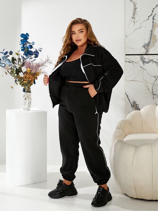 Жіночий костюм батал на флісі