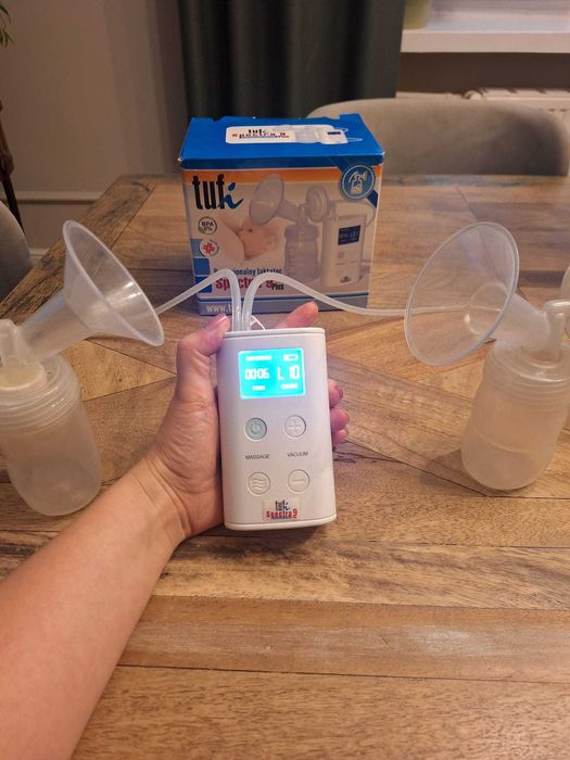 Laktator TUFI SPECTRA 9 Plus na dwie piersi + pojemniki na mleko