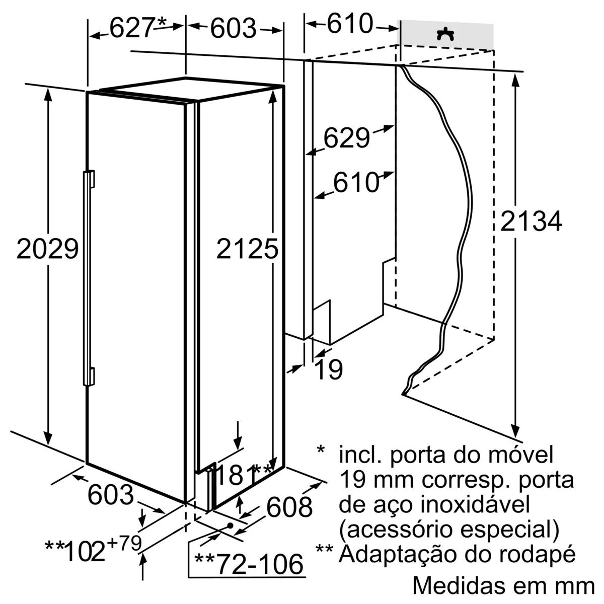Frigorífico Siemens topo gama novo