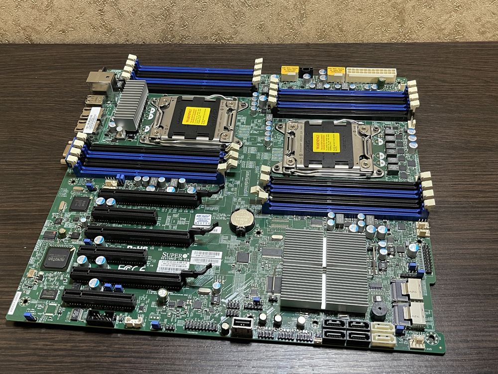 Нова! SuperMicro X9DR3-F IPMI (до 24 ядер 48 потоків та до 256гб озу)