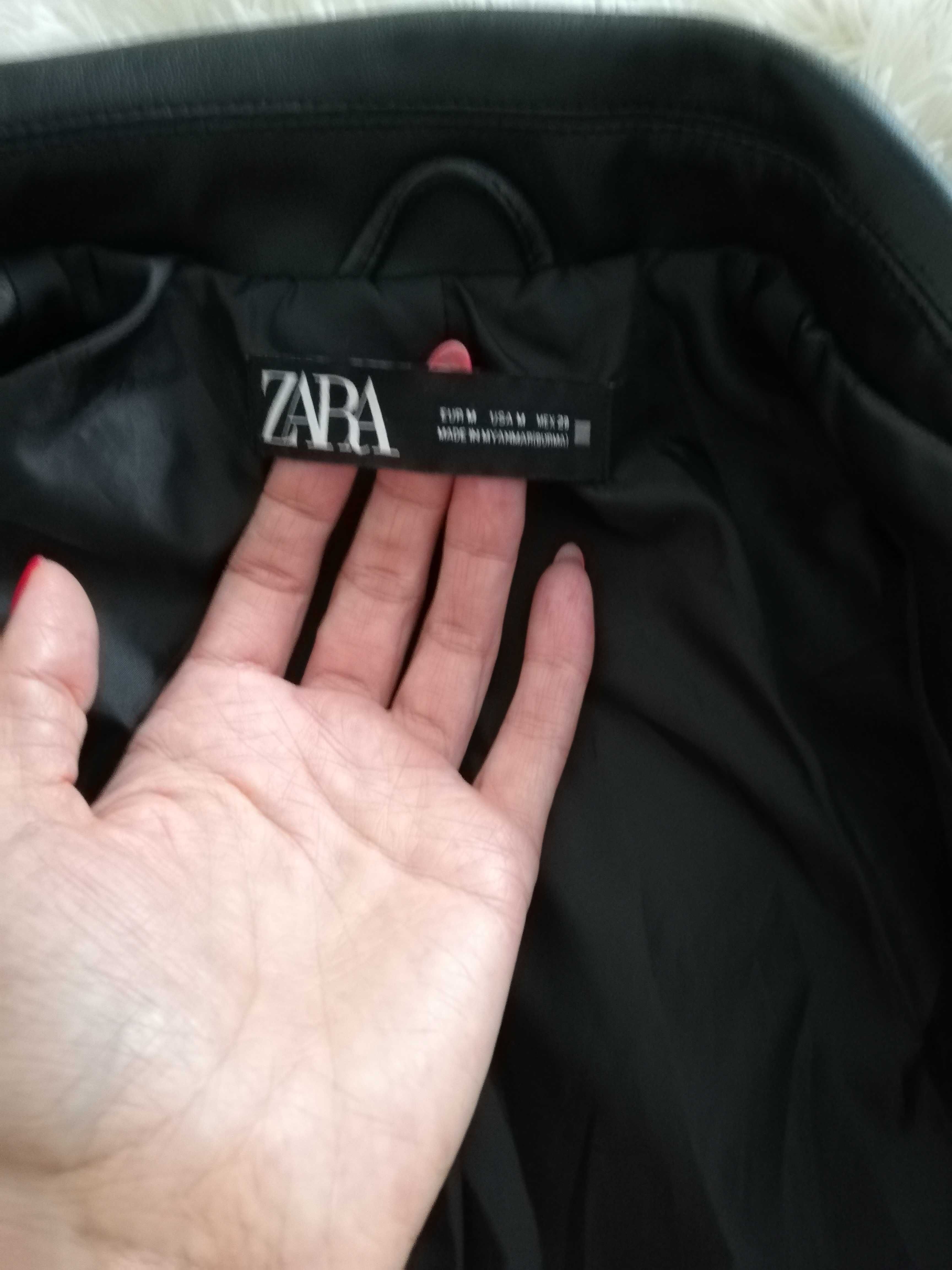 ramoneska ZARA s m z paskiem ramoneska biker ZARA 36 38