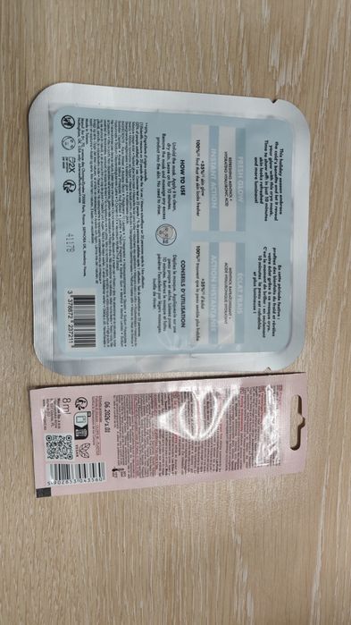 Maska w płacie i peeling