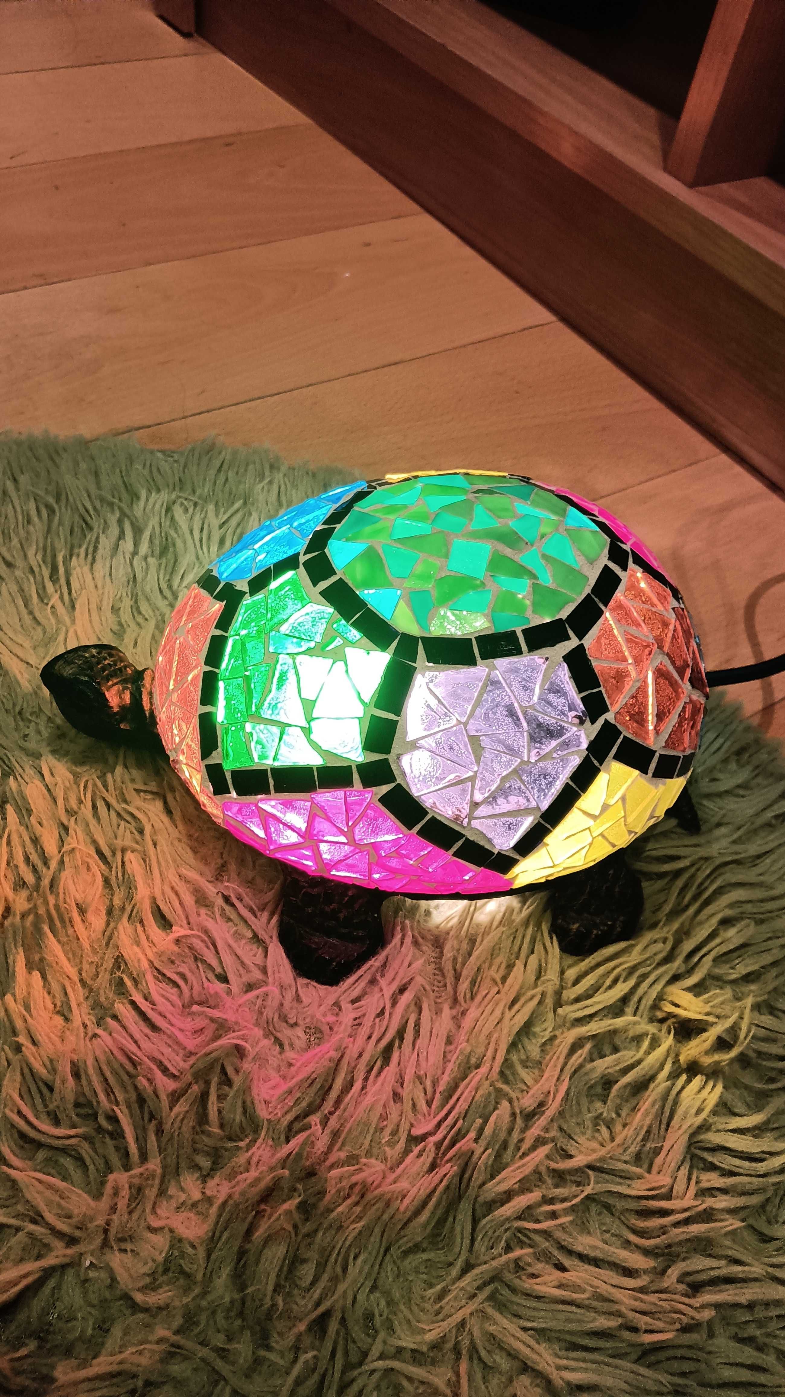 Candeeiro tartaruga às cores