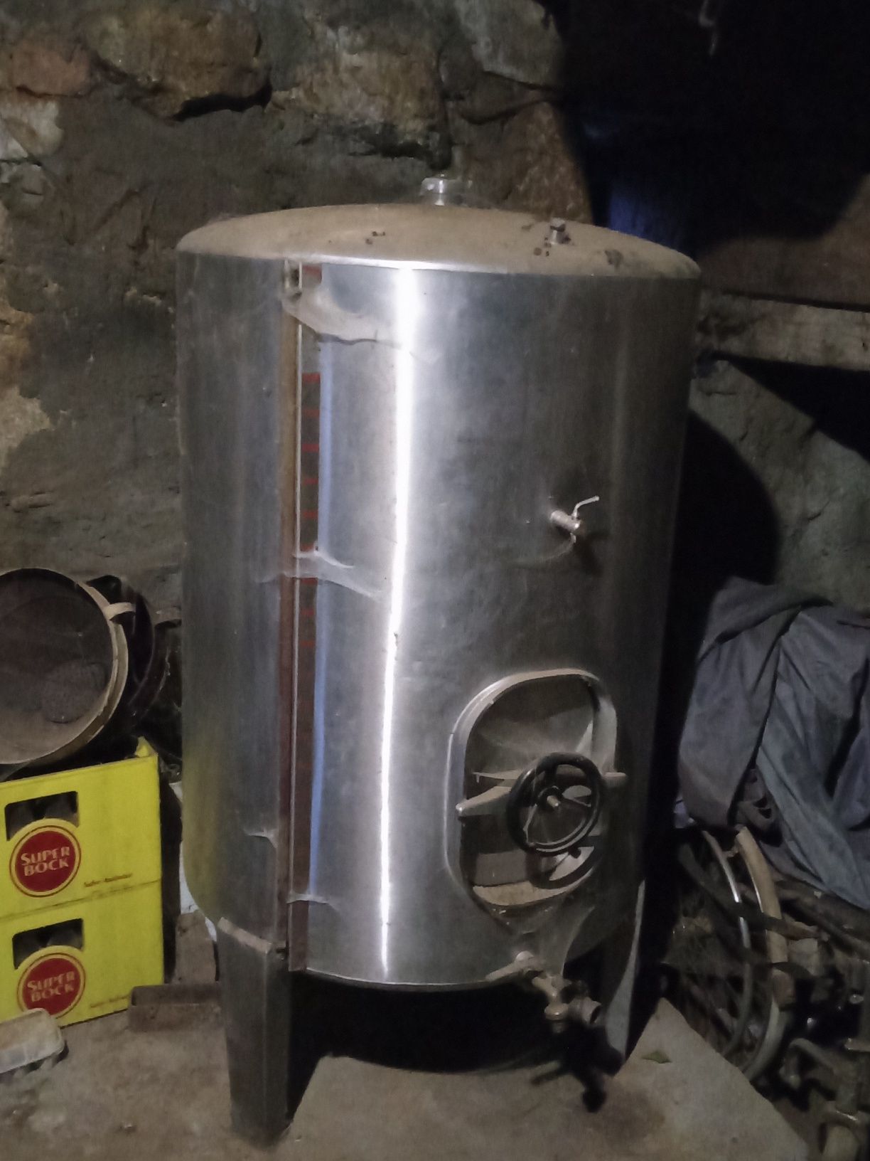 Pipa de inox 550 litros