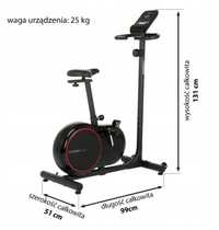 Rower treningowy magnetyczny pionowy Hammer cardio 4