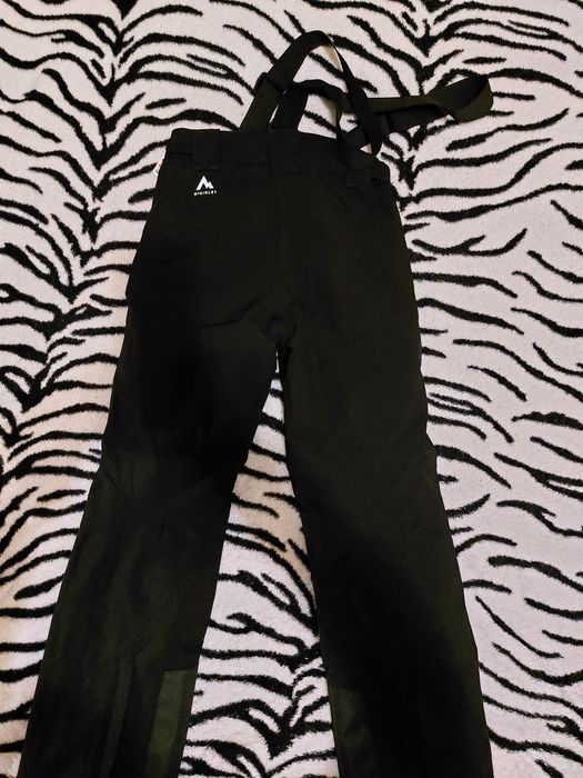 Лижні штани з підтяжками та рукавиці