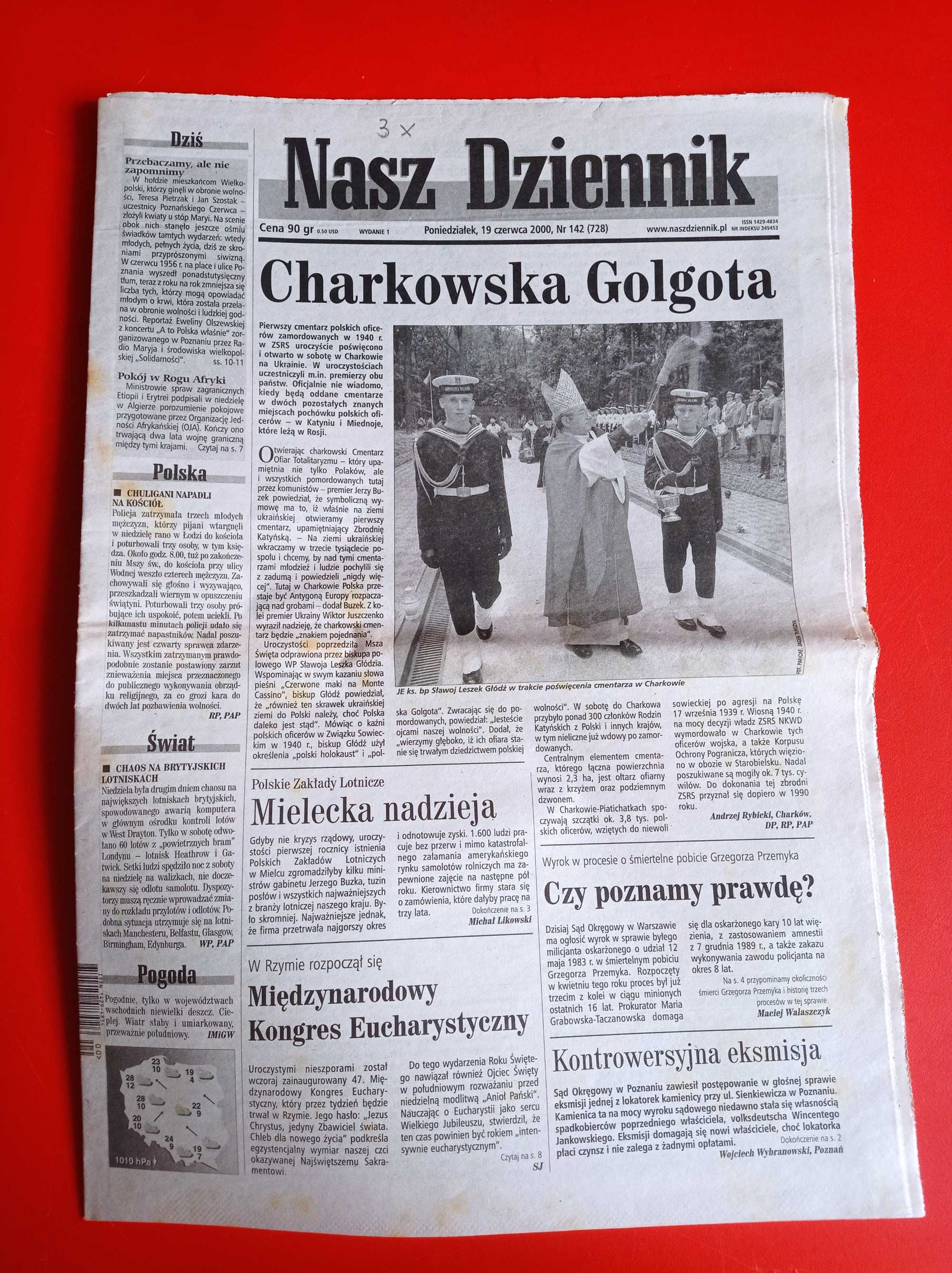 Nasz Dziennik, nr 142/2000, 19 czerwca 2000