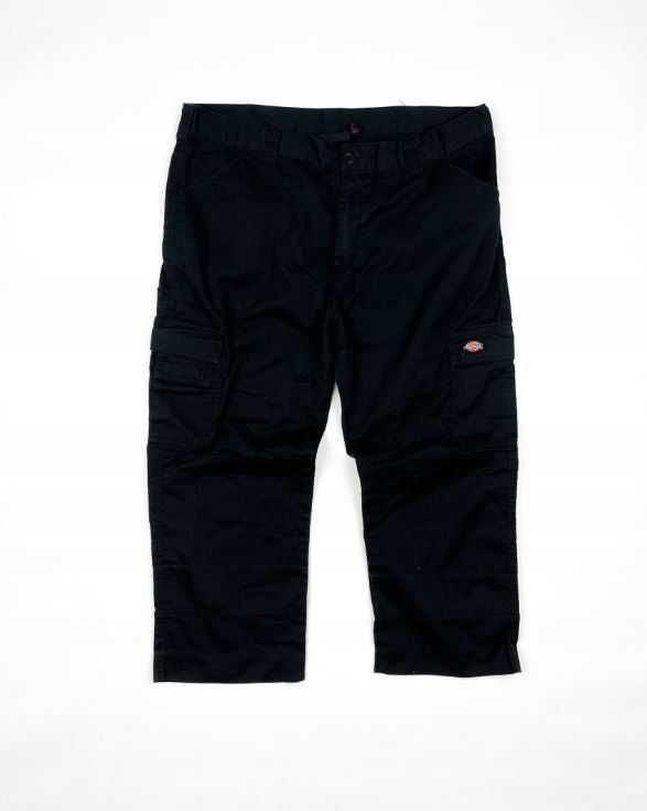 Dickies czarne spodnie cargo XXL logo