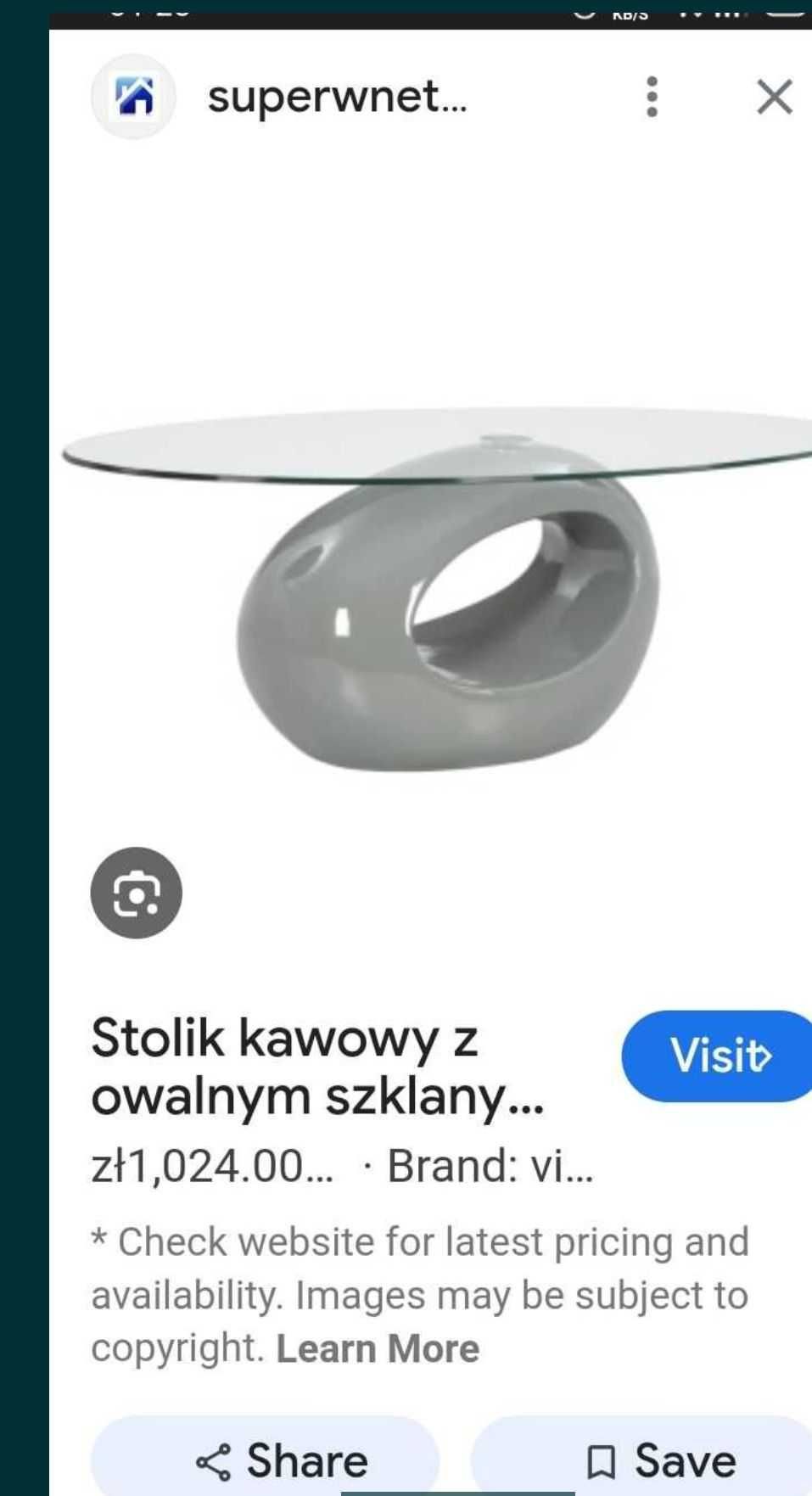 stolik kawowy  ładny nowoczesny wawa