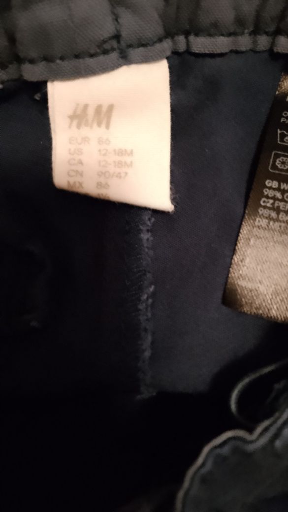 Spodnie H &M rozmiar 86