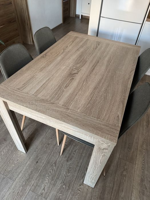 Stol drewnany 120x80