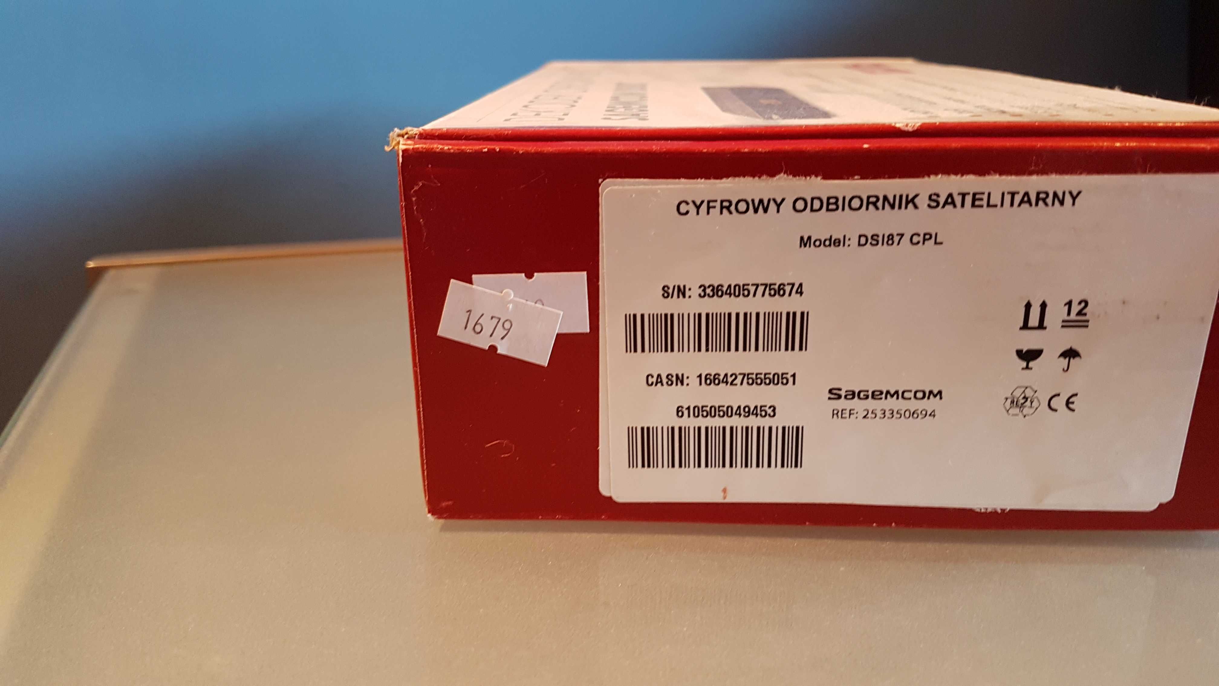 Dekoder Cyfra Canal SAGEMCOM DSI87 NOWY
