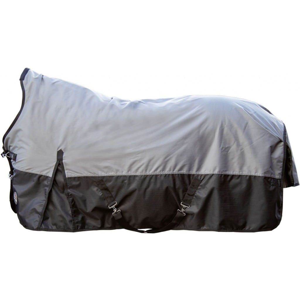 Derka zimowa HKM scandinavia 300g szaro-czarna 125cm