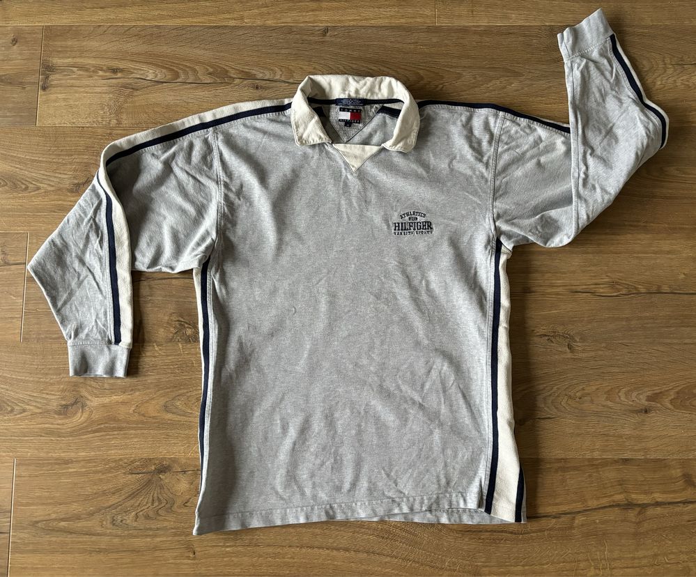 Tommy Hilfiger bluzka długi rękaw polo oryginalna vintage M