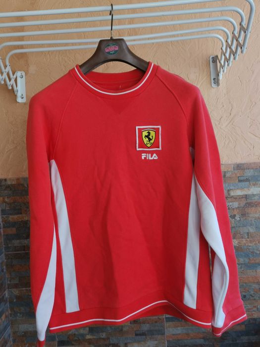 Свитшот Fila Ferrari Formula 1 red sweatshirt Vintage оригінал М розм