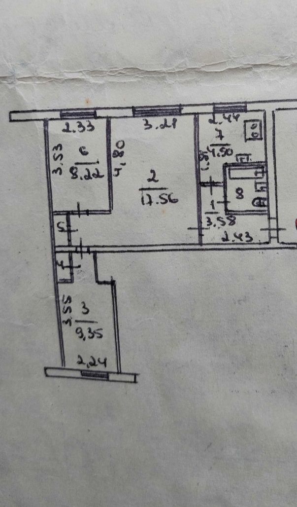 Продам 3х.комн.кв. ул. Победы