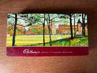 Stara puszka Cadburys Factory in a garden Bournville