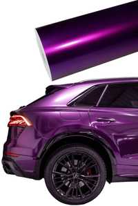 Folia fioletowa fiolet metallic połysk 20m x 152cm okleina samochodowa