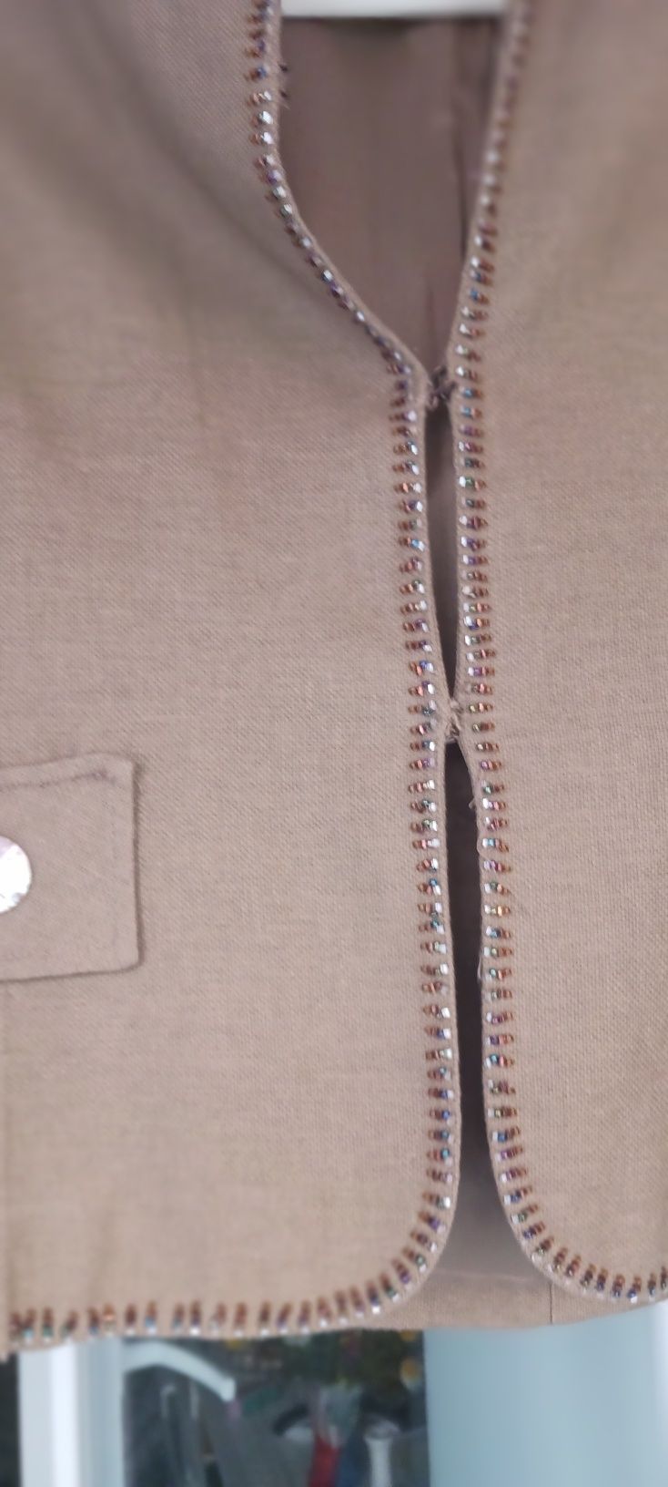 Casaco linho,elegante