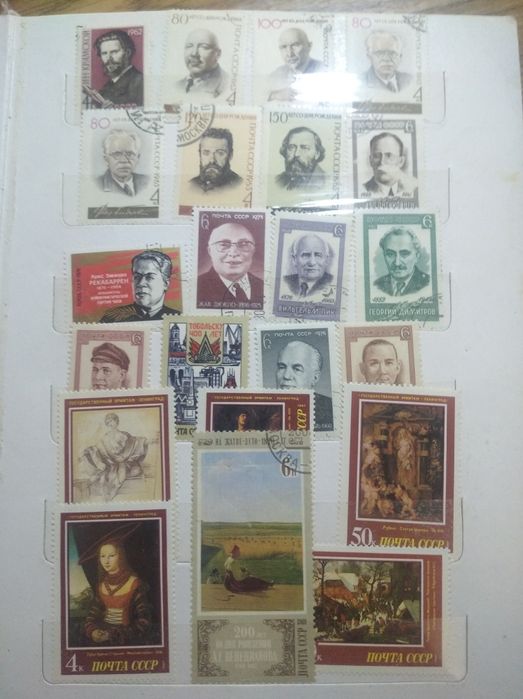 Продам поштові марки ссср 1960-90рр.