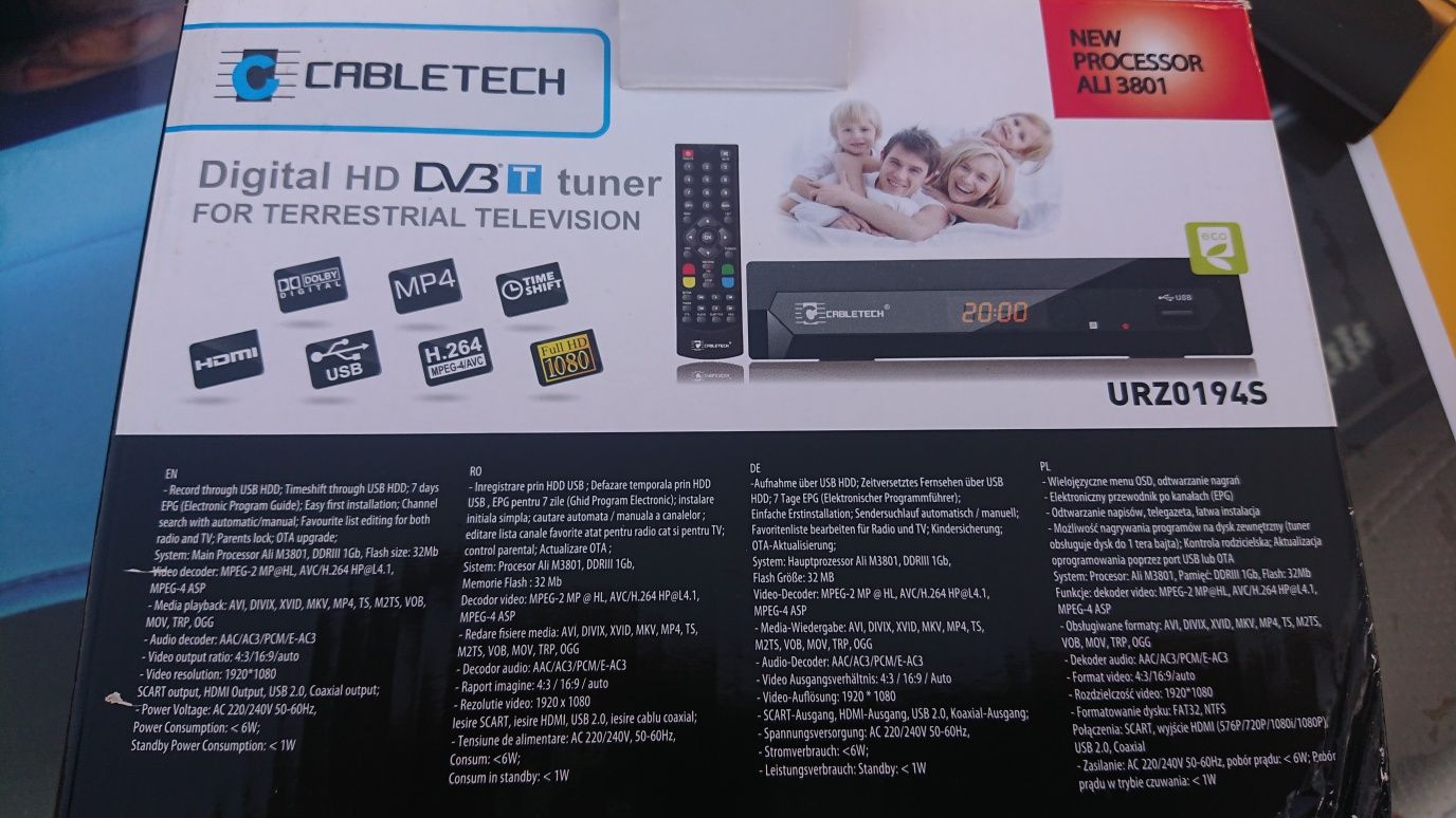Dekoder HD Cabletech URZ0194