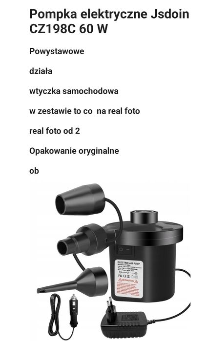 Pompka elektryczna samochodowa