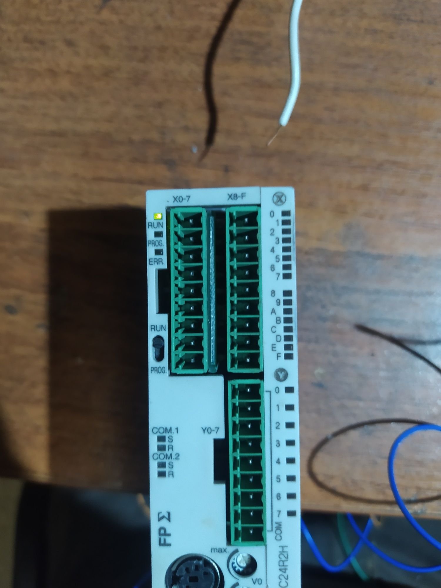 Plc плк Panasonic fpe-c24 afpg2423h fpg-c24r2h.
Має недолік - не працю