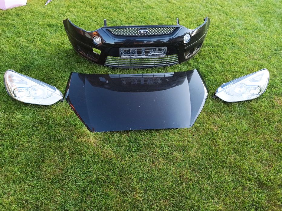 Błotnik, maska, zderzak, lampa S-max MK1