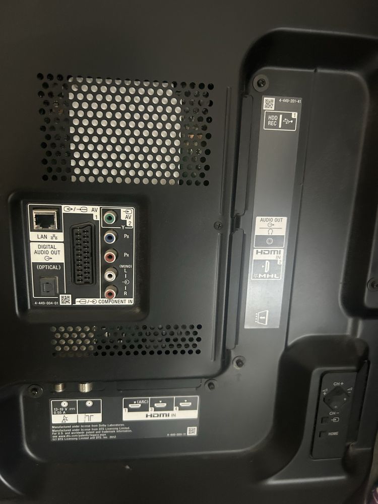 Telewizor Sony uszkodzony