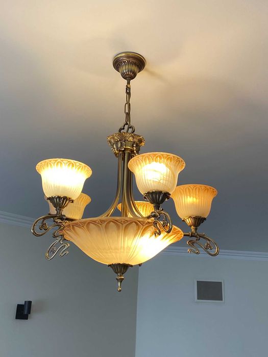 Candeeiro de Teto para Sala + 3 Apliques de Parede