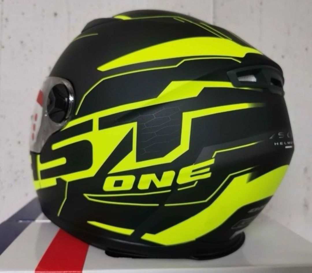 Capacete Astone GT2 Yellow / Black Matte ( XL )( NOVO )