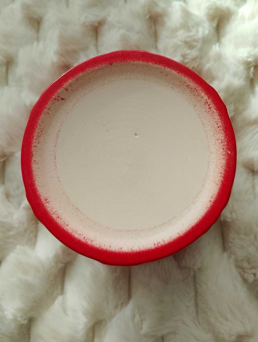 IKEA nowa czerwona doniczka osłonka Marry Christmas Świeta