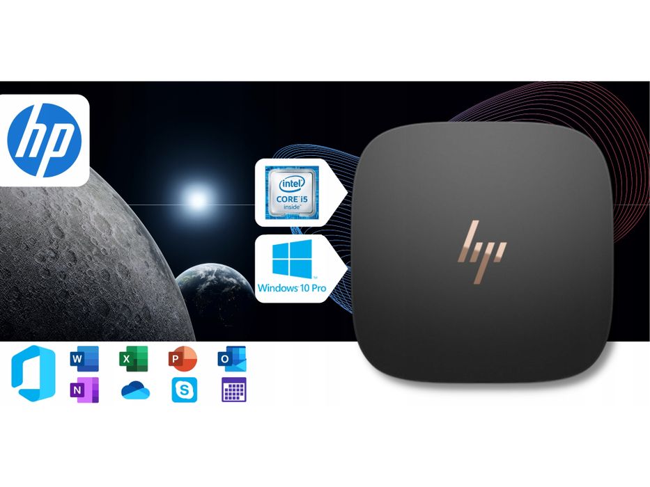 HP Elite Slice Mini PC I5 6GEN 16GB DDR4/256SSD Win10 Pro