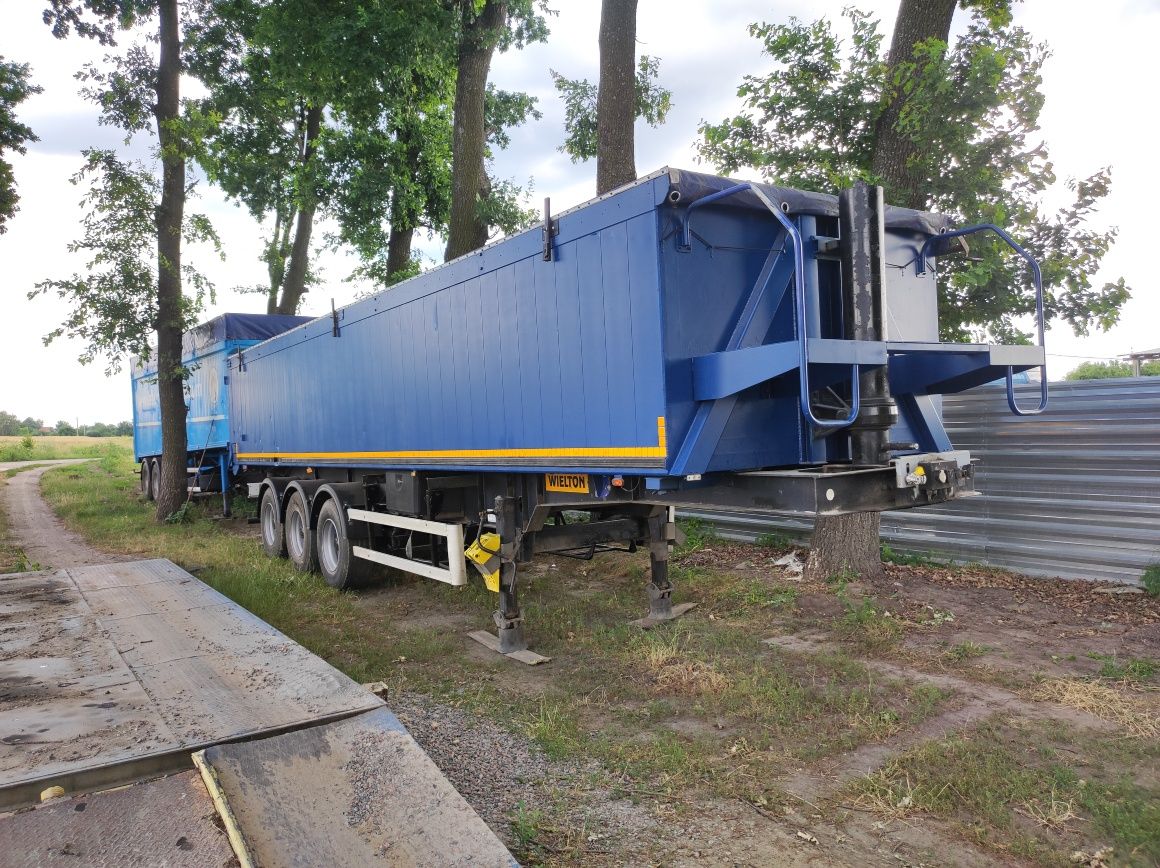 Продам напівпричіп  зерновоз-контейнеровоз-палетник wiel