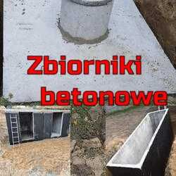 Zbiorniki betonowe Betonowe-Szamba 10m3 Piwniczki,Kanały samochodowe
