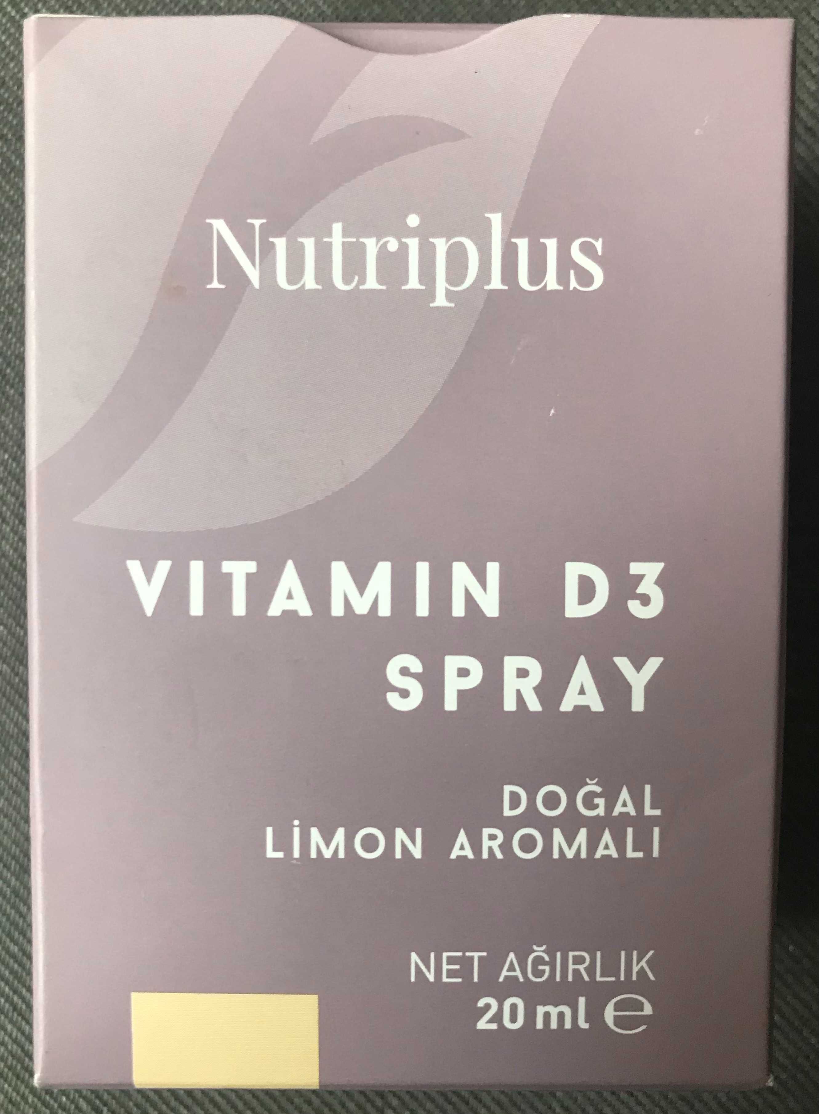 Witamina D3 Farmasi - Nutriplus spray, NOWA