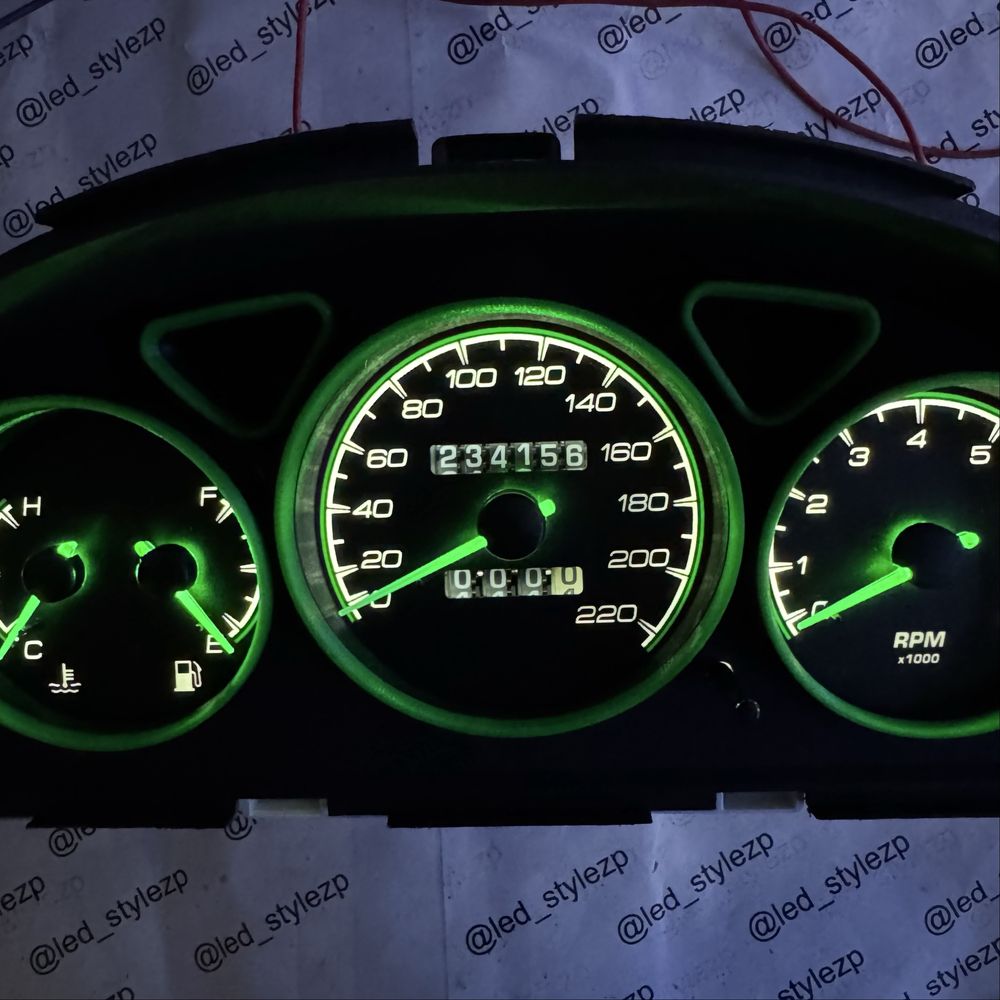 Пересвет панели Daewoo Lanos