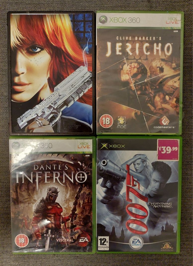 Gry Xbox 360 zestaw 4 sztuki