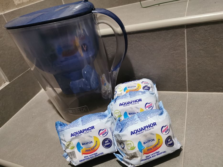 Dzbanek 3,5 litra brita na wodę plus 4 filtry