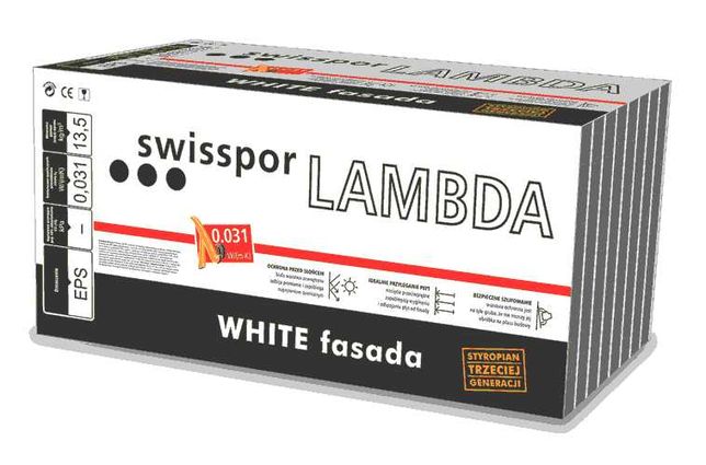 Styropian Swisspor LAMBDA WHITE 20cm fasada 031Ostrów Krotoszyn Kalisz