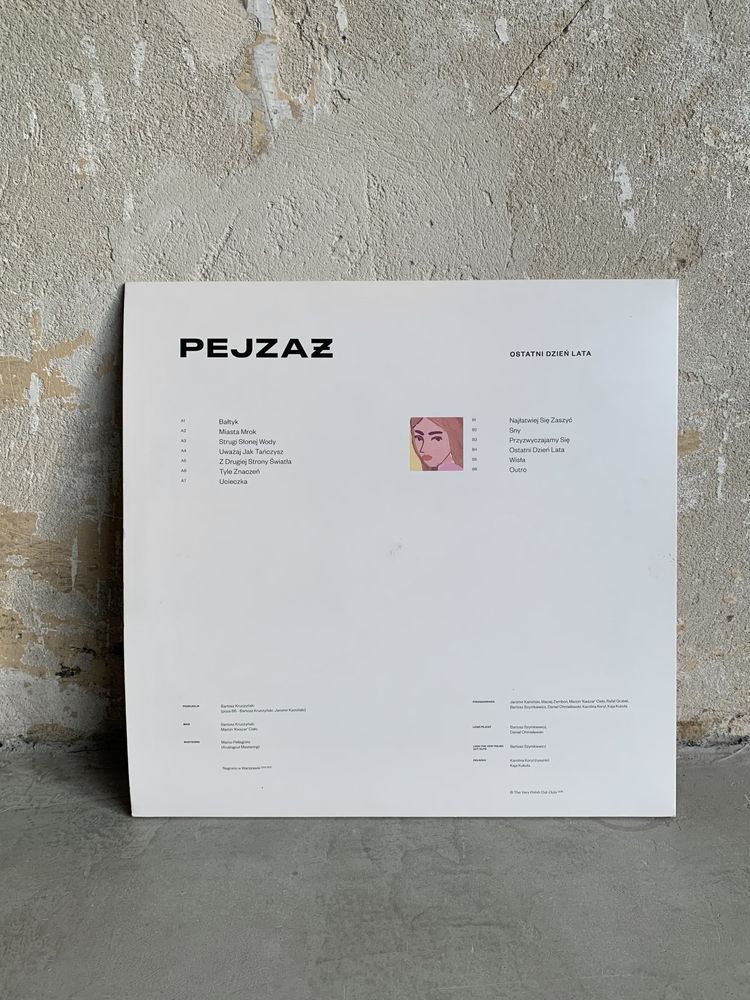 Vinyl Pejzaż - Ostatni Dzień Lata / Pierwsze Wydanie 2018r