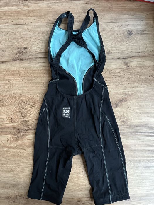 Strój startowy Arena Powerskin Impulso OB JR black- teal